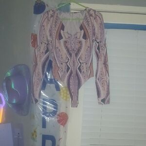 FP Movement by Free People Geometric Print Bodysuit